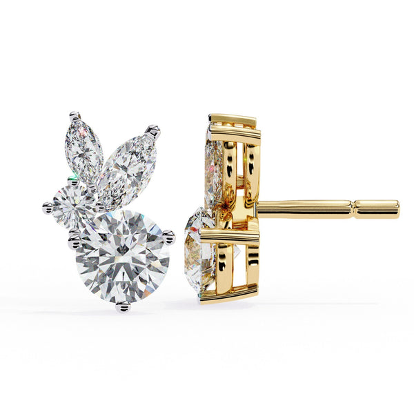 The Celeste Pear Halo Drop 2 Earrings