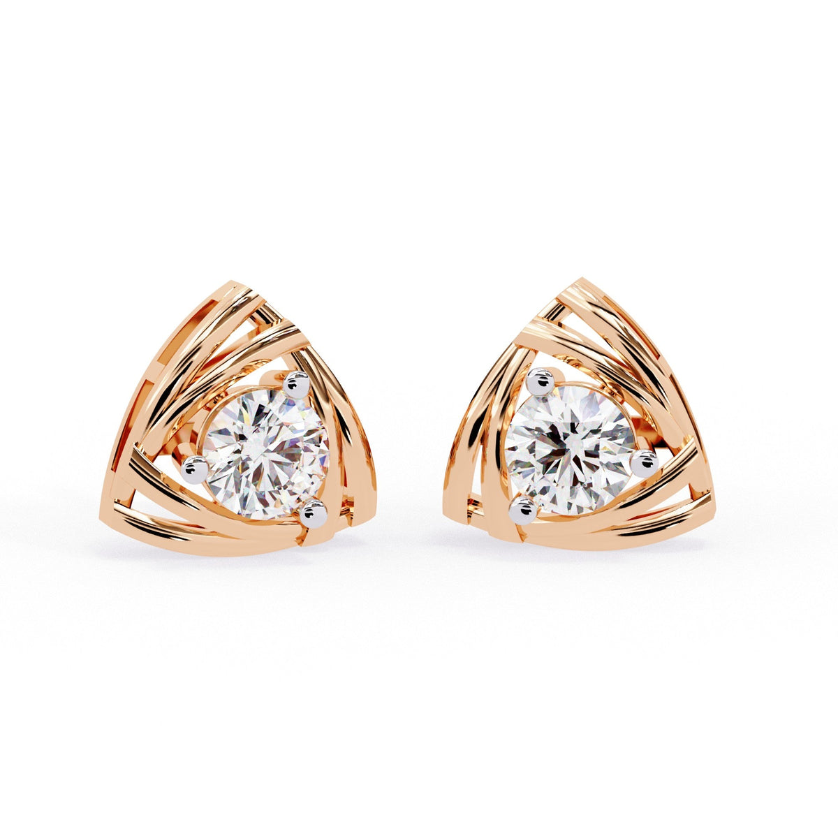 The Elysia Huggie Hoop Pavé 4 Earrings