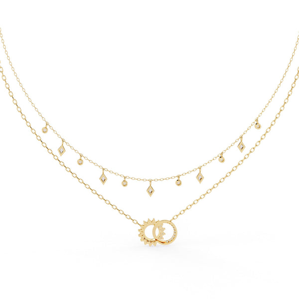 The Valentina Lariat Y-Drop Cable 9 Necklace