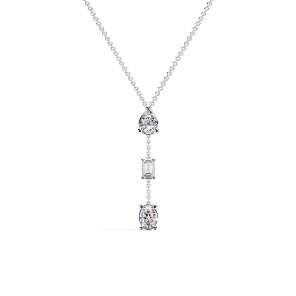 The Celeste Delicate Pavé Tennis Chain 9 Necklace