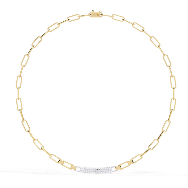 The Celeste Delicate Pavé Tennis Chain 10 Necklace