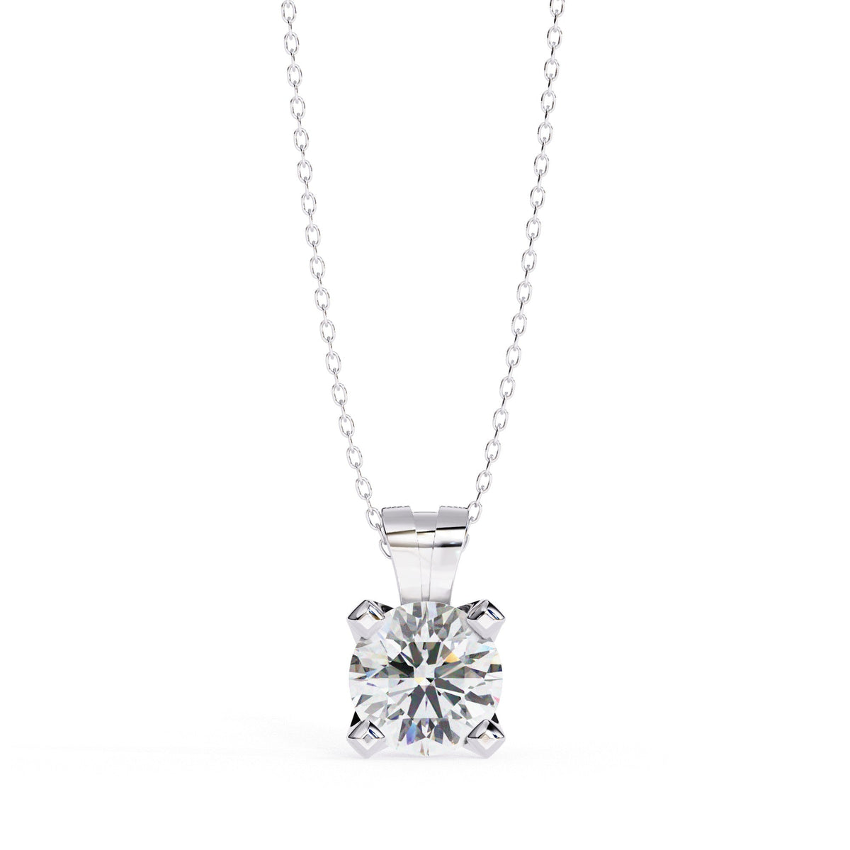 The Evangeline Radiant Solitaire 9 Pendant