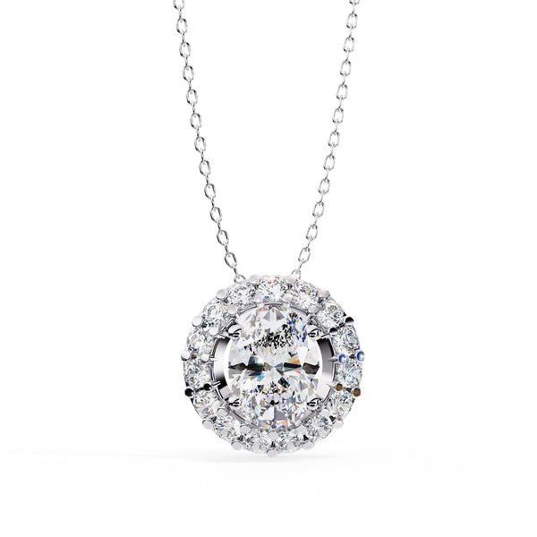 The Evangeline Radiant Solitaire 10 Pendant