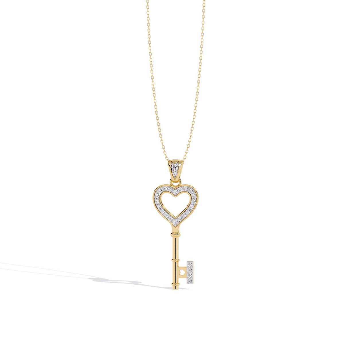 The Celeste Teardrop Halo 12 Pendant