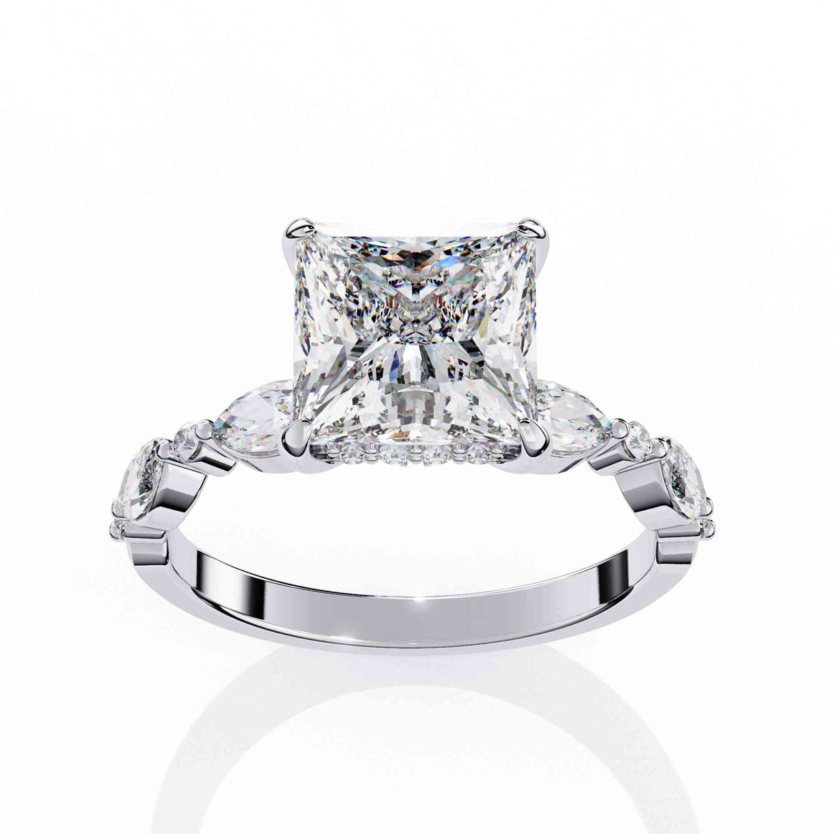 The Tatiana East-West Solitaire Edition 6 Ring