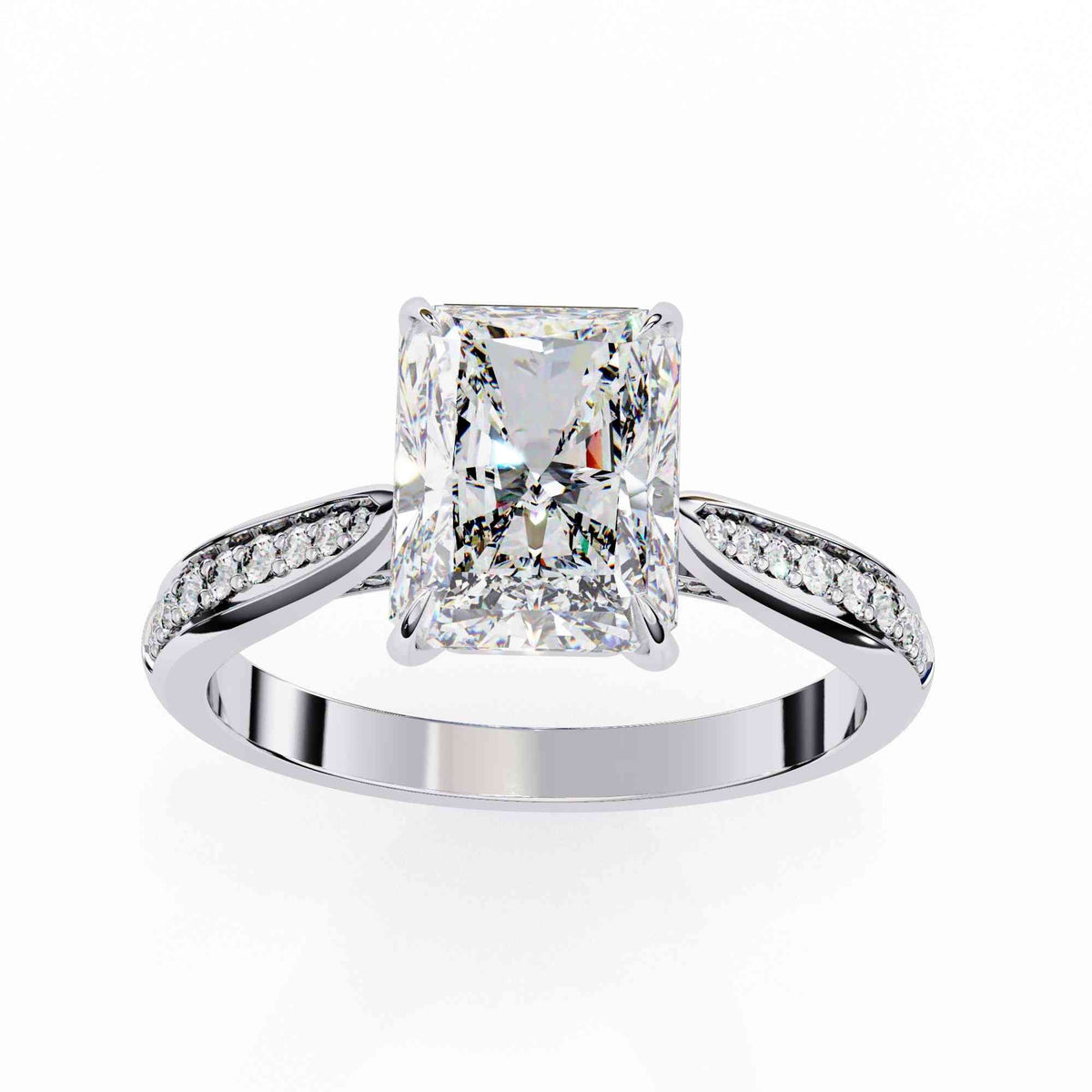 The Callista Micro-Pavé Whisper Edition 6 Band