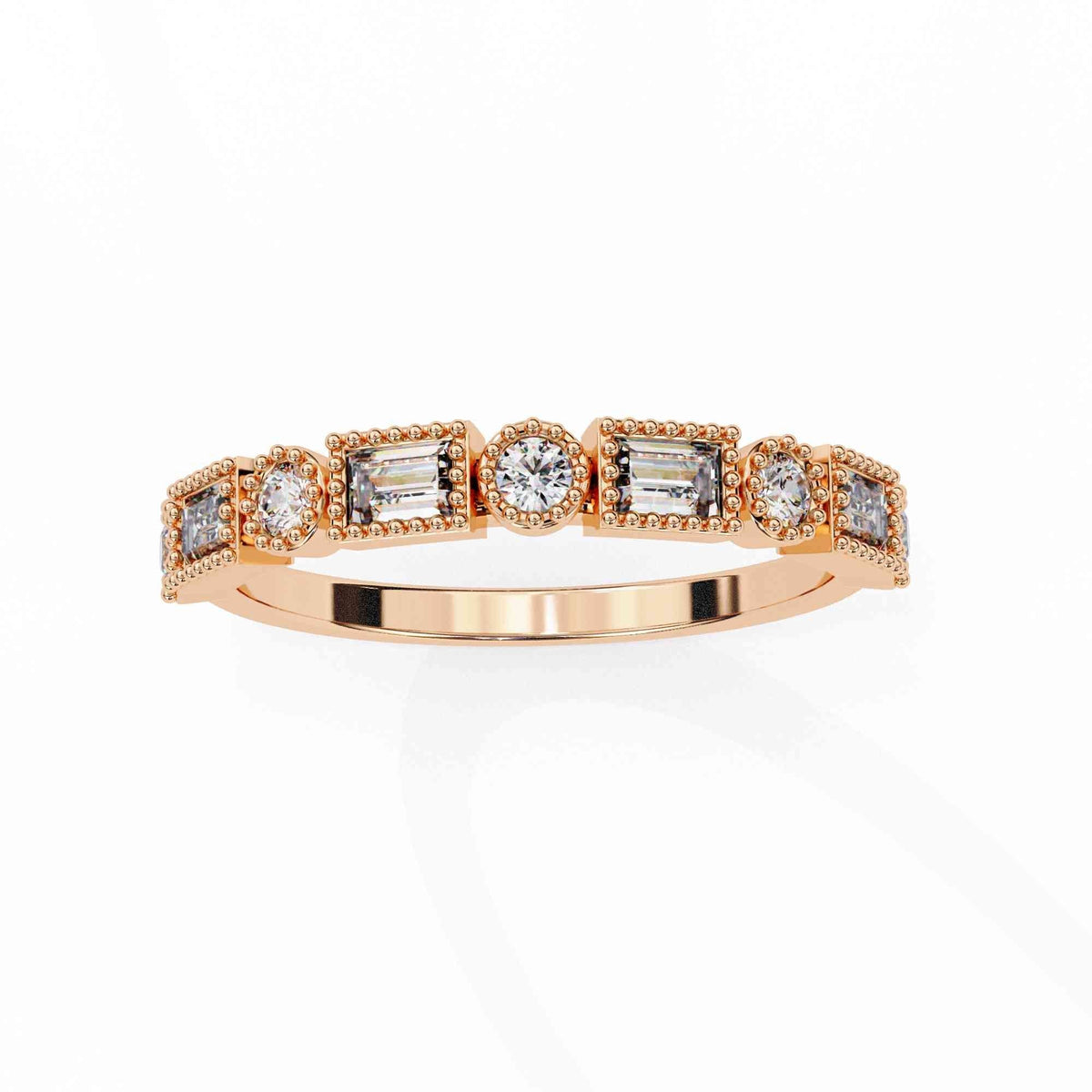 The Selene Luna Solitaire Edition 7 Ring