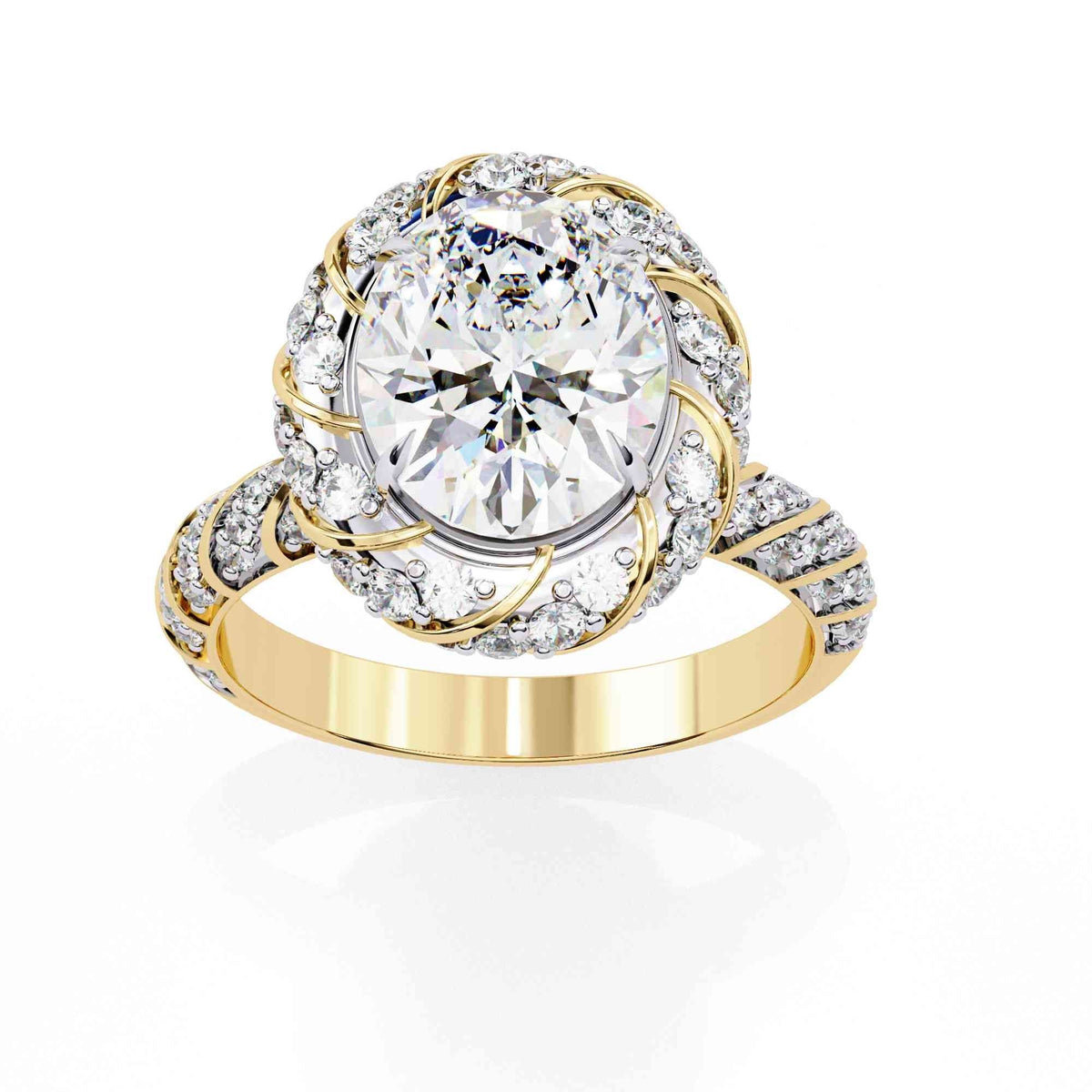 The Coralie Scalloped Diamond Edition 7 Ring