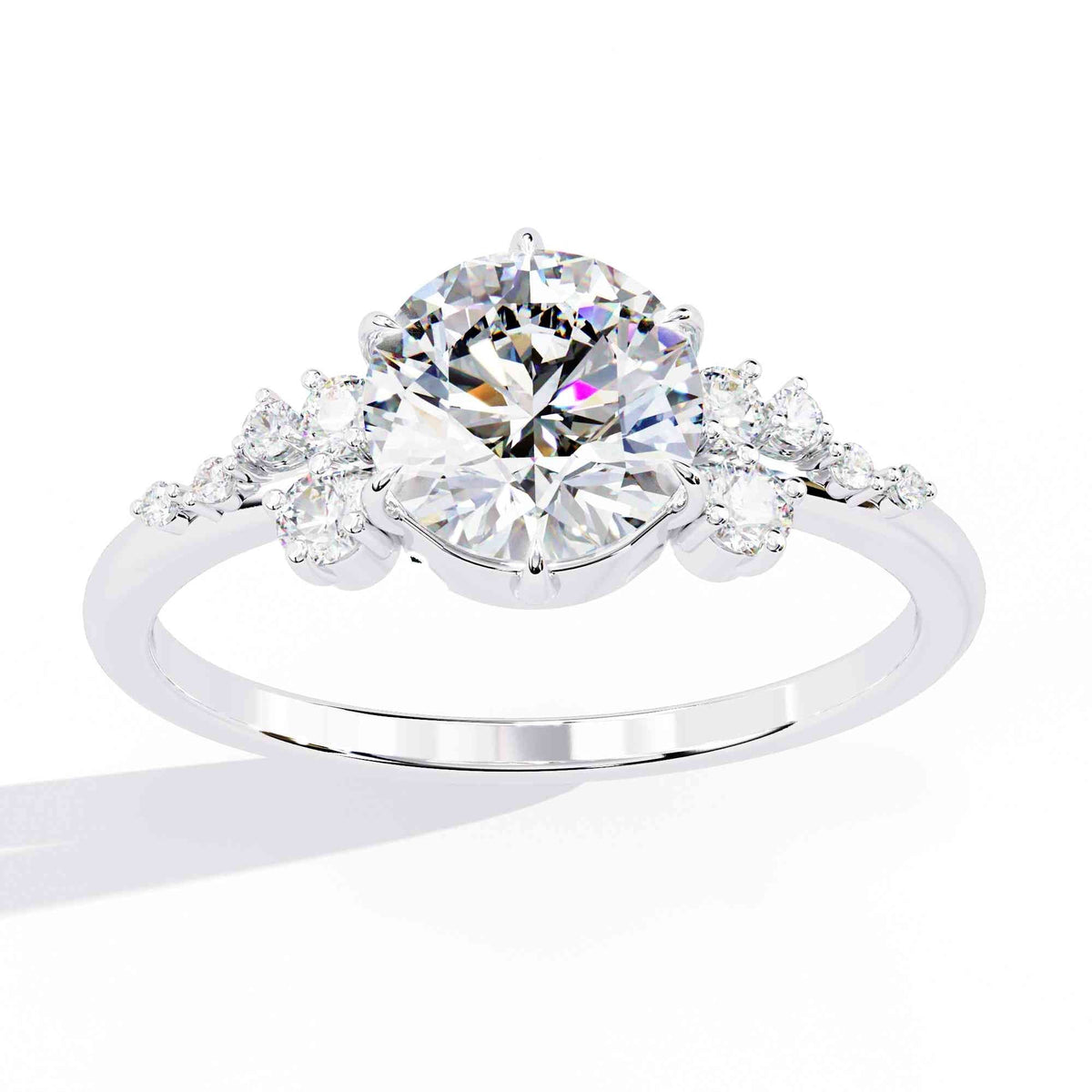The Seraphine Three-Stone Trinity Edition 8 Ring
