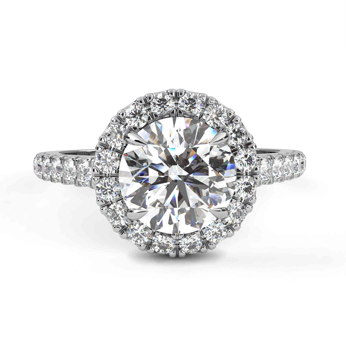 The Lysandra Twisted Vine Pavé Edition 8 Ring