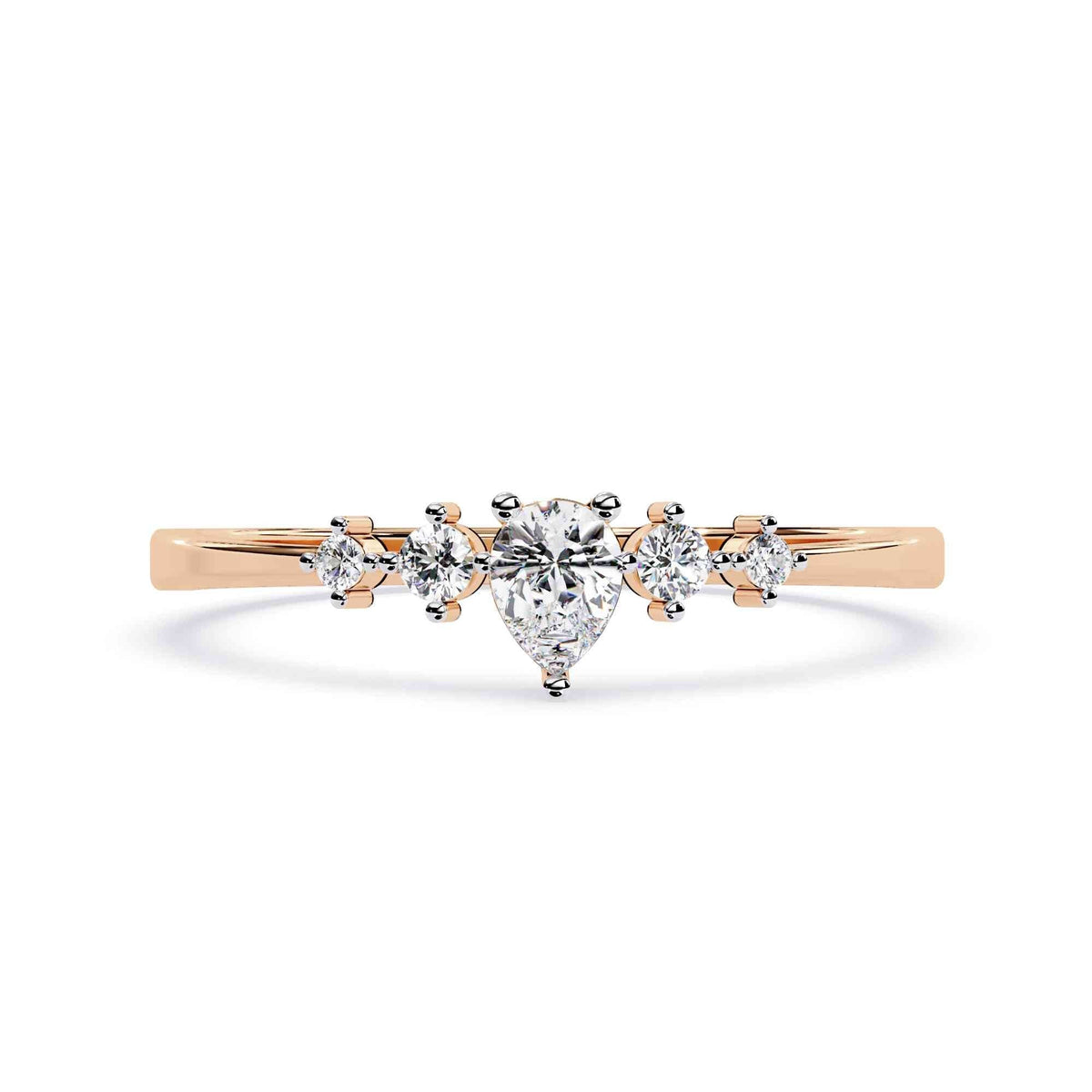 The Bianca Scalloped Eternity Edition 9 Ring