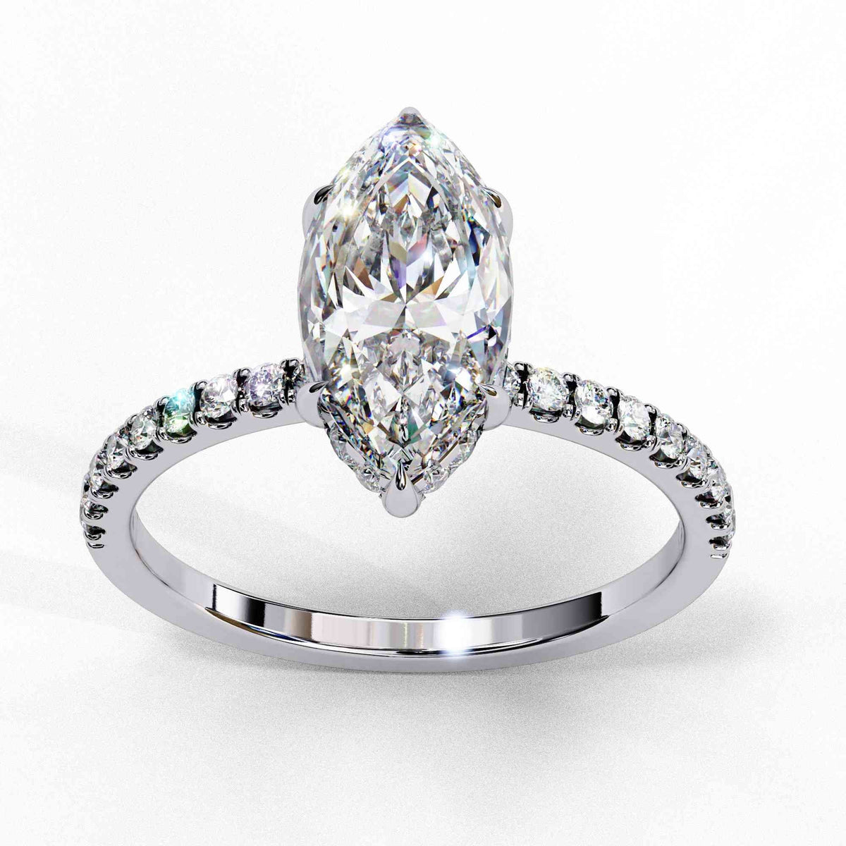 The Callista Micro-Pavé Whisper Edition 9 Band