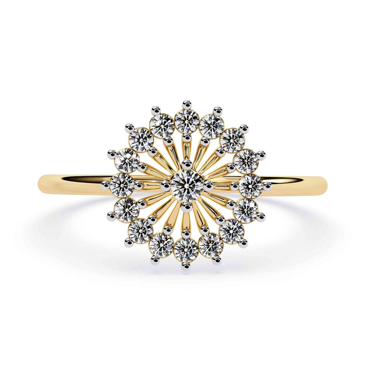 The Coralie Scalloped Diamond Edition 9 Ring