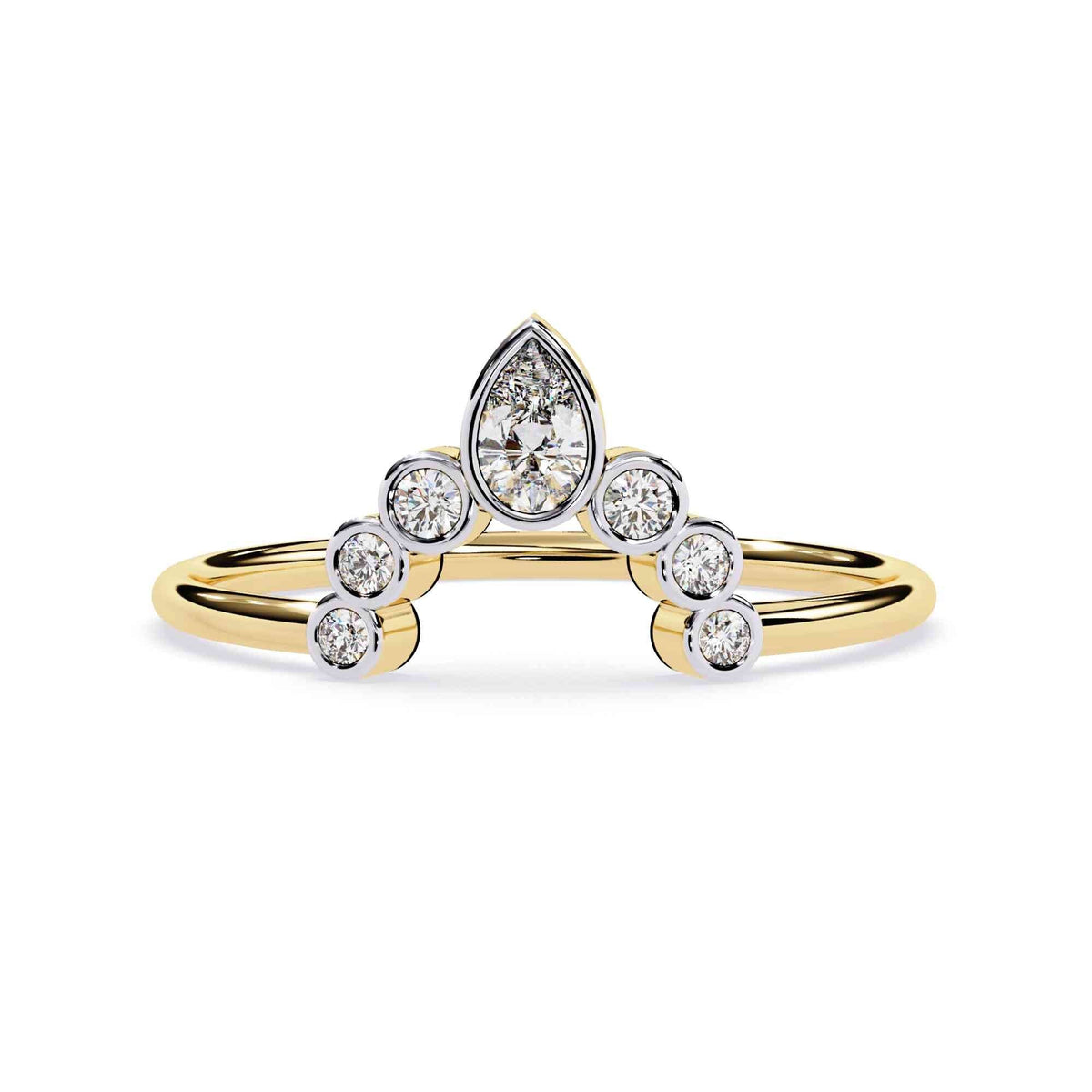 The Tatiana East-West Solitaire Edition 11 Ring
