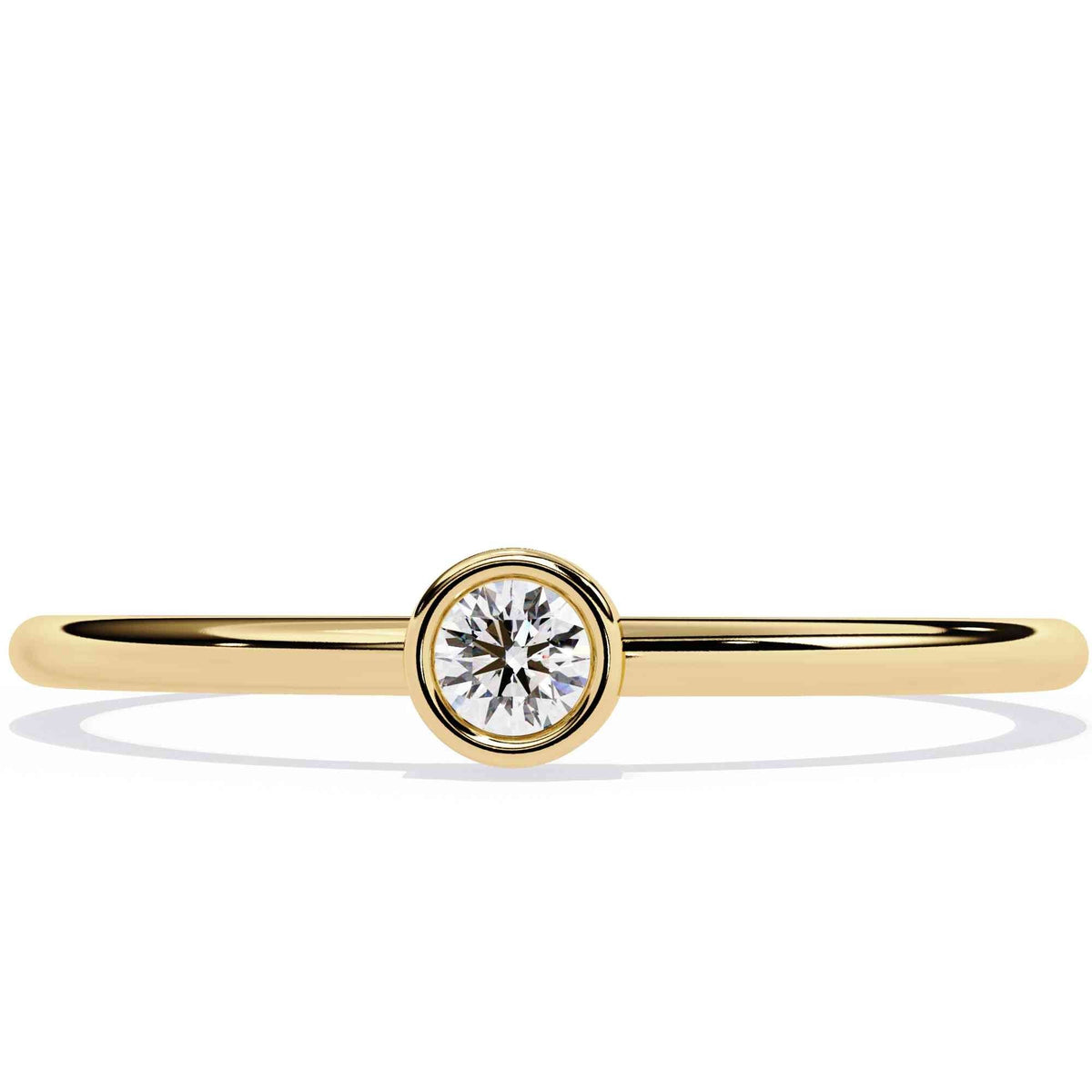 The Tatiana East-West Solitaire Edition 12 Ring