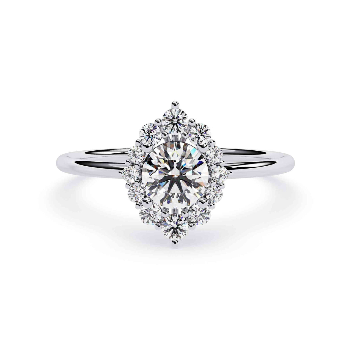 The Celeste Solitaire Edition 13 Ring