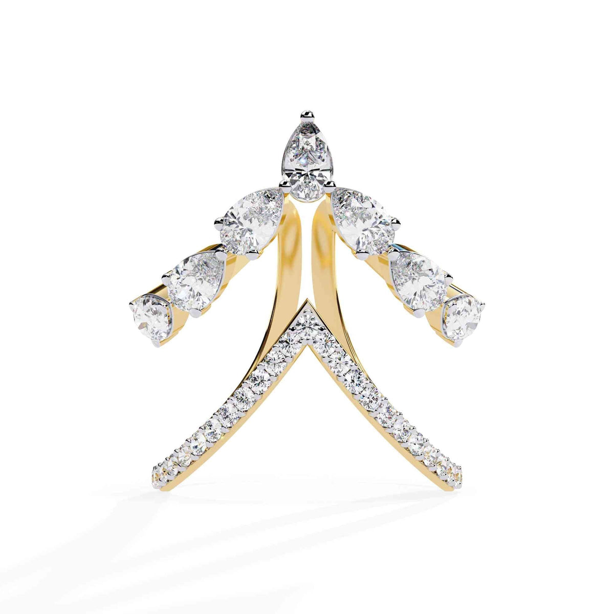The Selene Luna Solitaire Edition 14 Ring