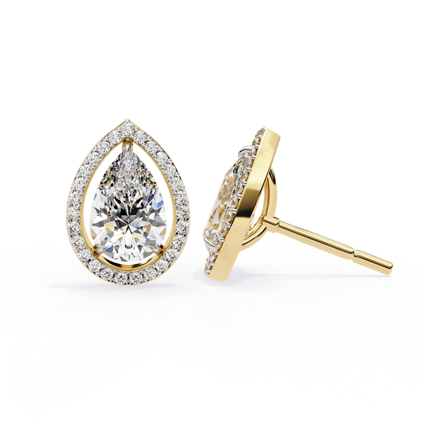 The Arabella Pavé Leverback Earrings