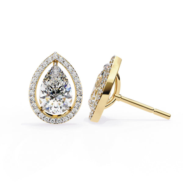 The Arabella Pavé Leverback Earrings