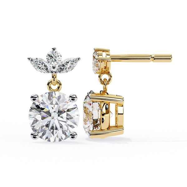 The Selene Crescent Moon Studs 2 Earrings