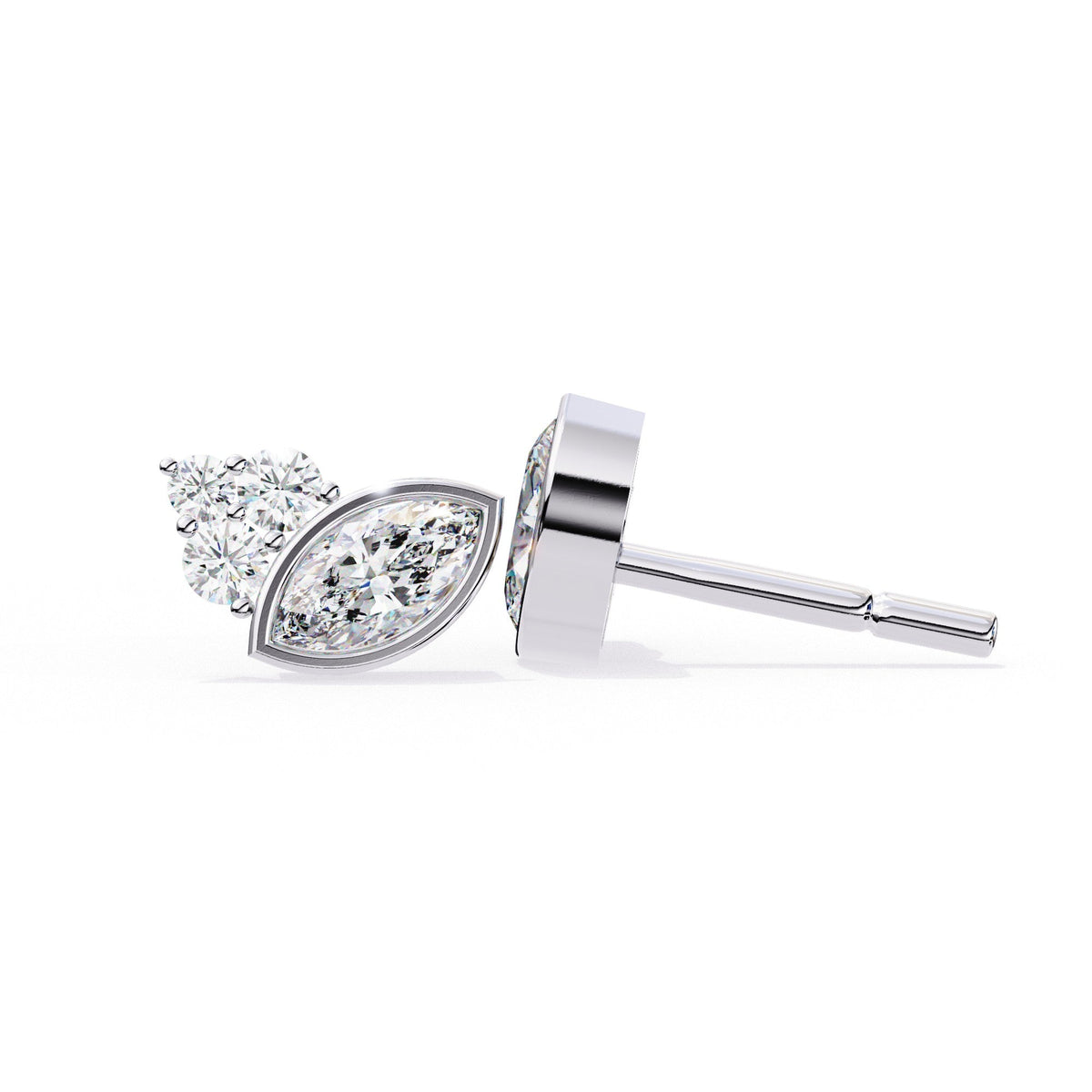 The Cordelia Floral Cluster Studs 2 Earrings