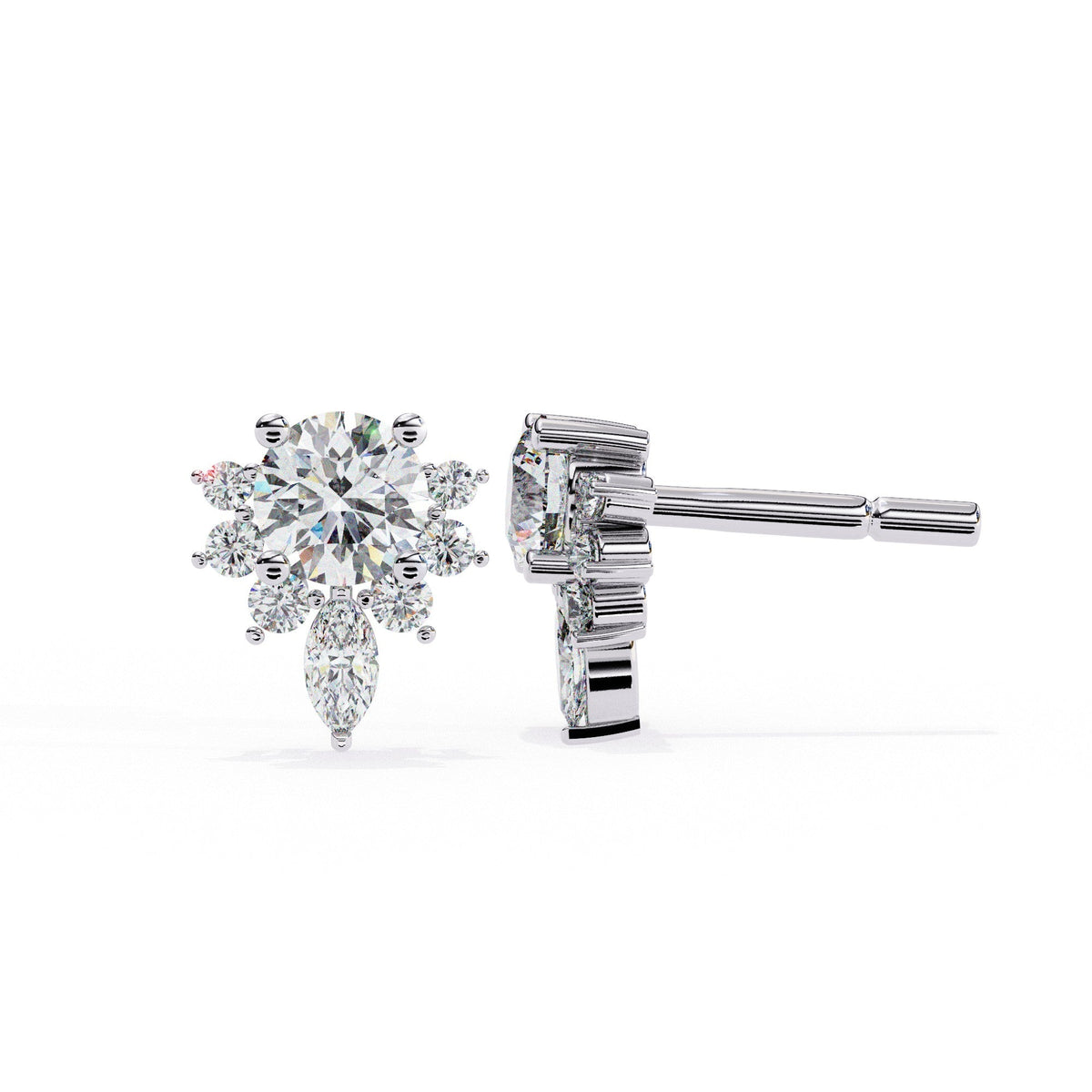 The Zephyr Threader Diamond Dangles 2 Earrings