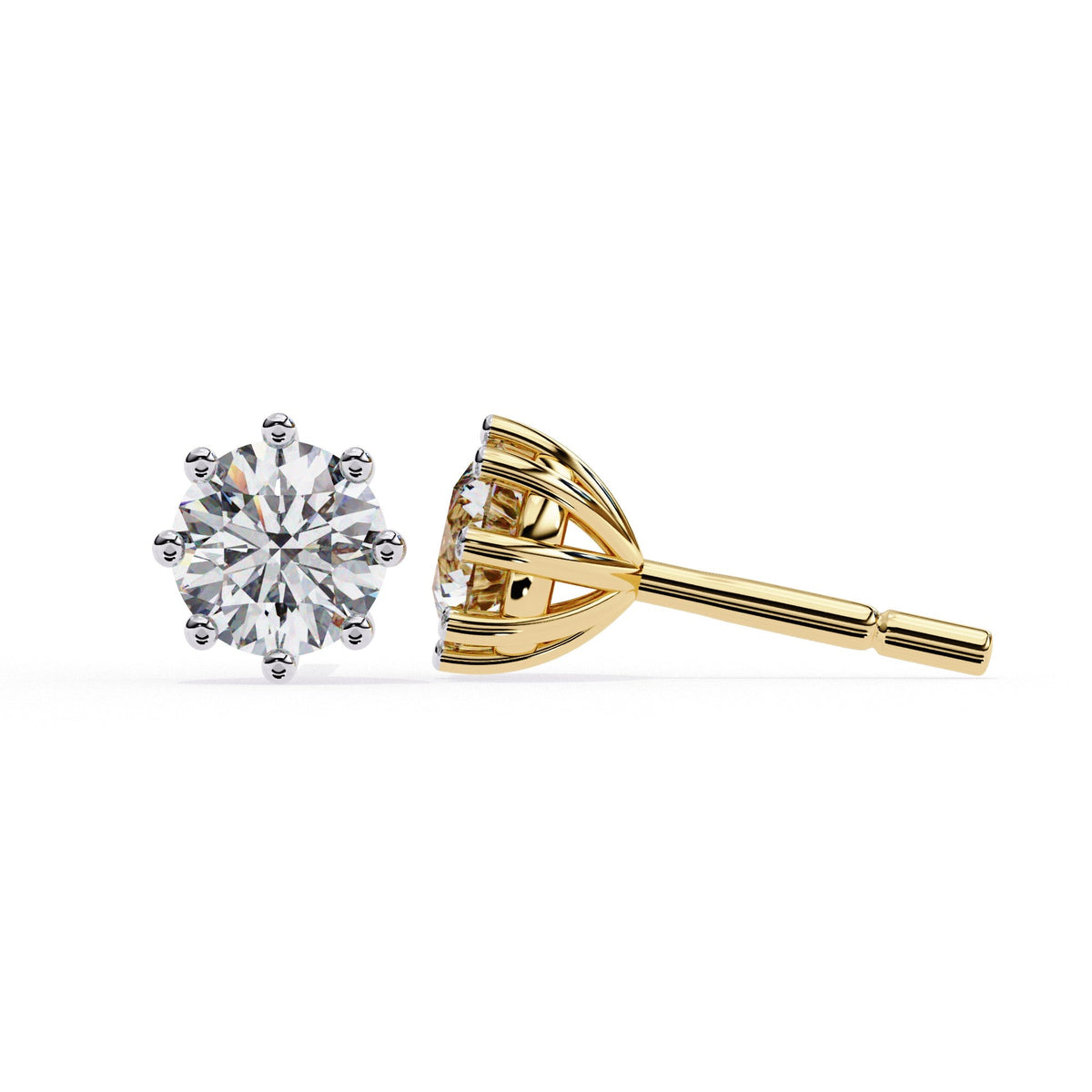 The Juliette Scalloped Halo Studs 2 Earrings