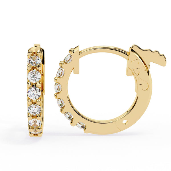 The Camilla Petite Diamond Hoops 2 Earrings