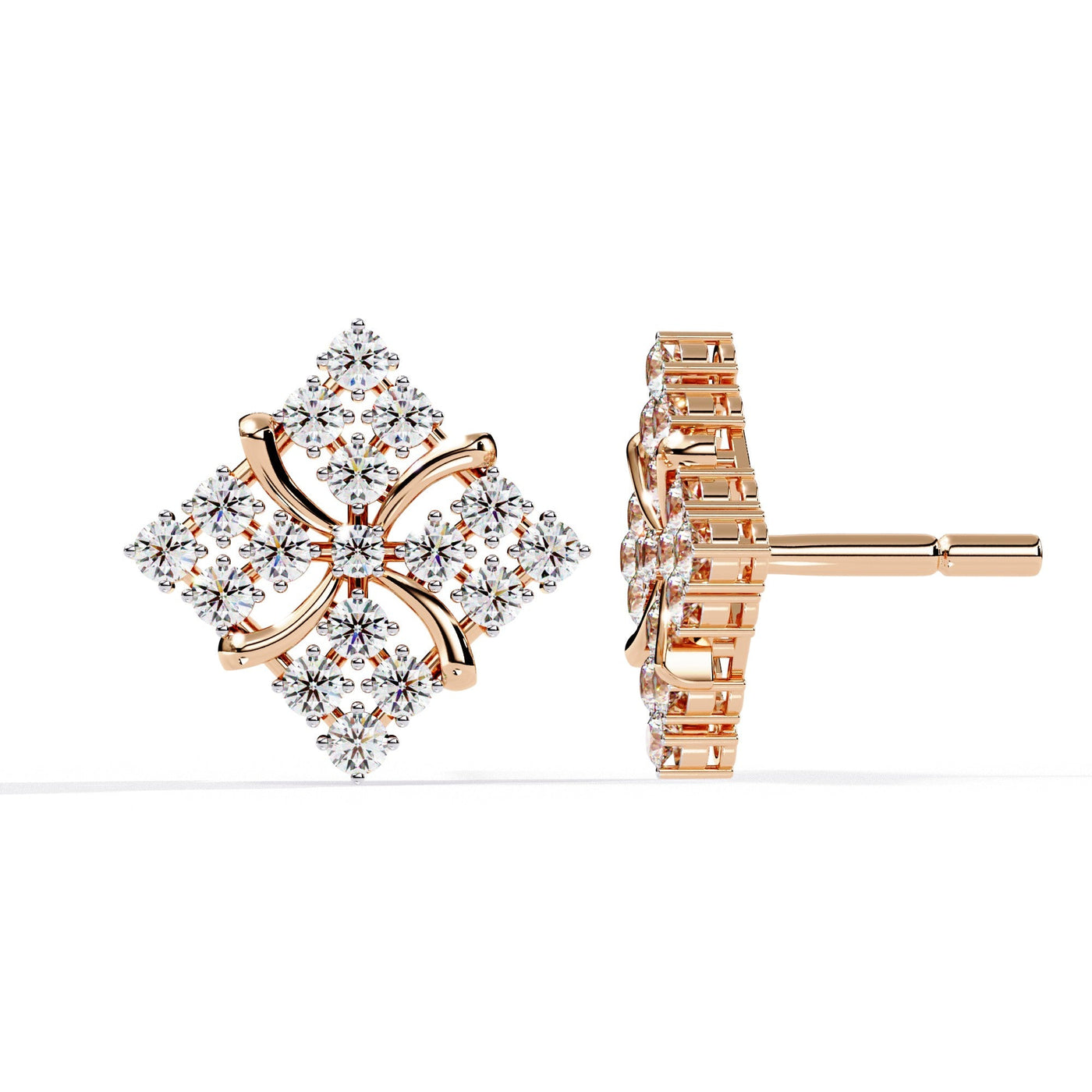 The Arabella Pavé Leverback 2 Earrings
