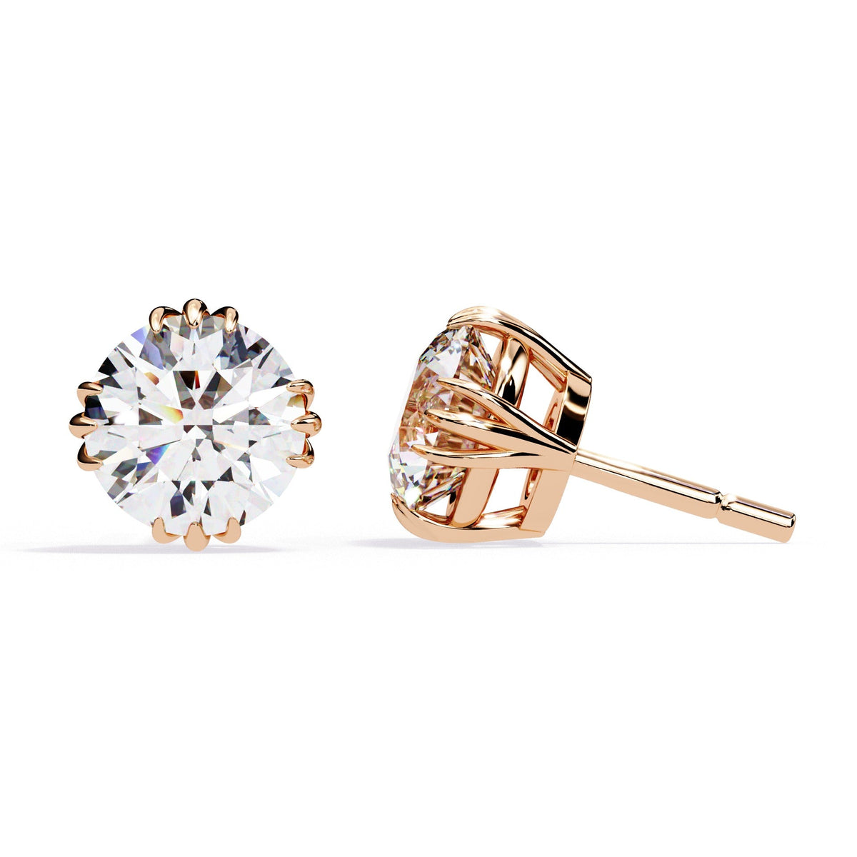 The Tatiana Baguette Bar Studs 2 Earrings