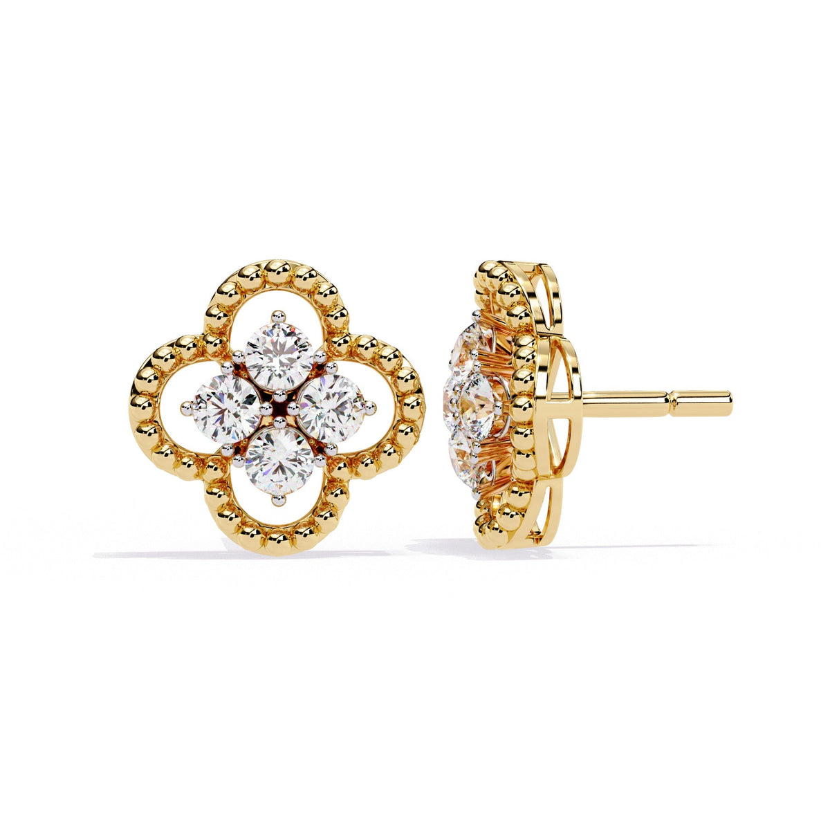 The Noelle Vintage Pearl & Diamond Drops 2 Earrings
