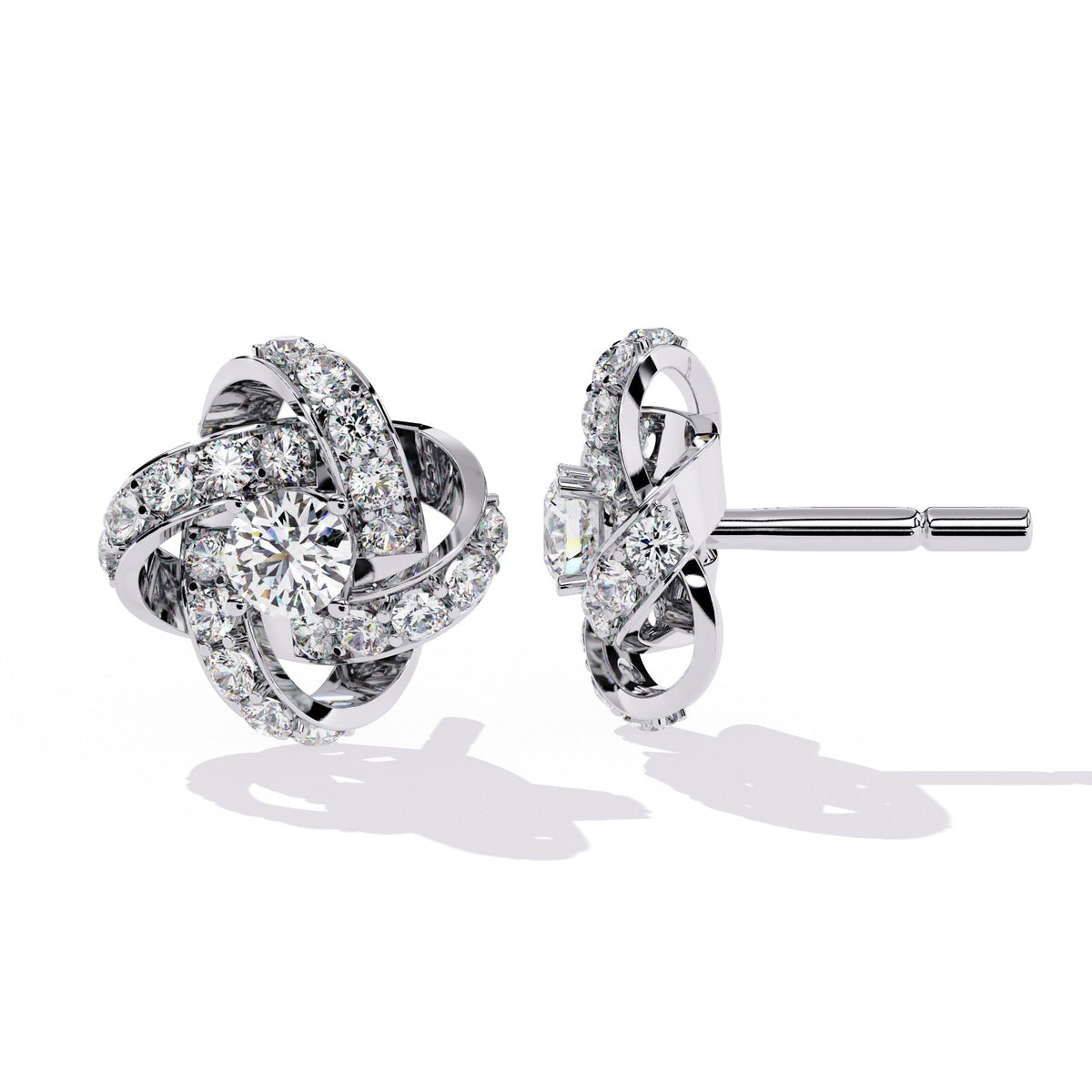 The Camilla Petite Diamond Hoops 3 Earrings