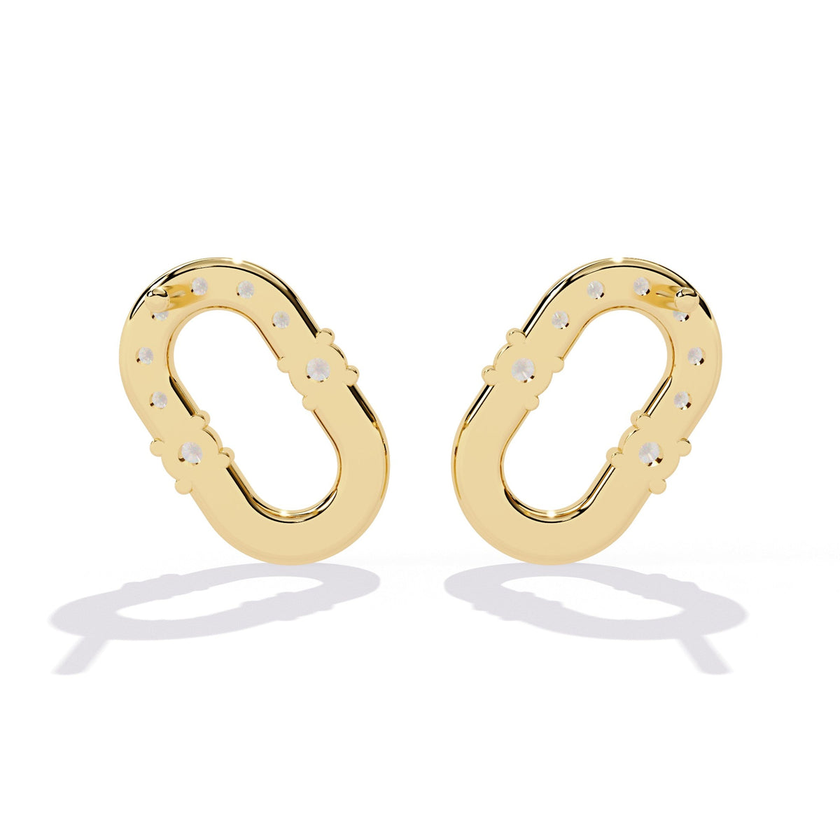 The Arabella Pavé Leverback 3 Earrings