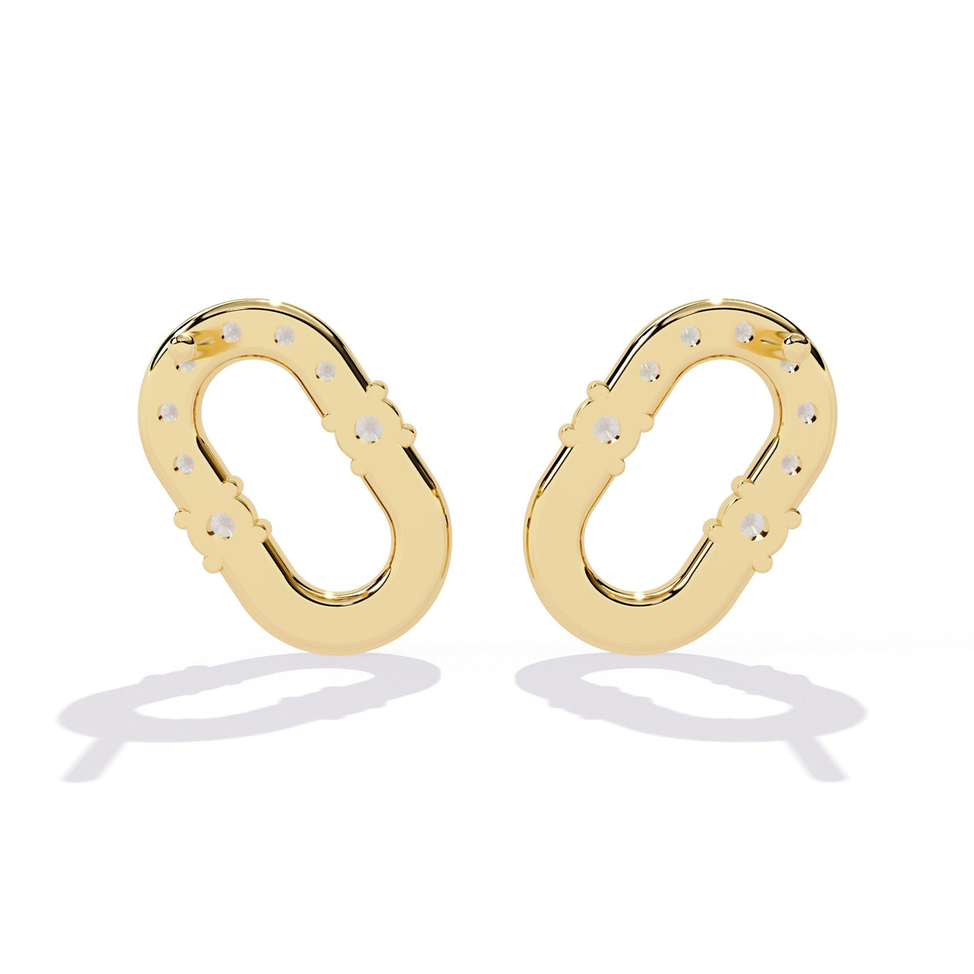 The Arabella Pavé Leverback 3 Earrings