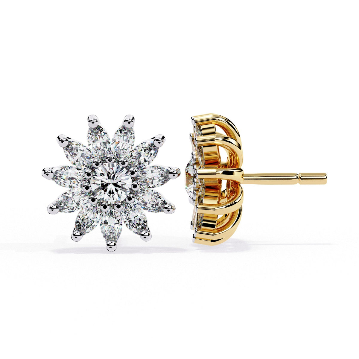 The Freya Baguette Drop 4 Earrings