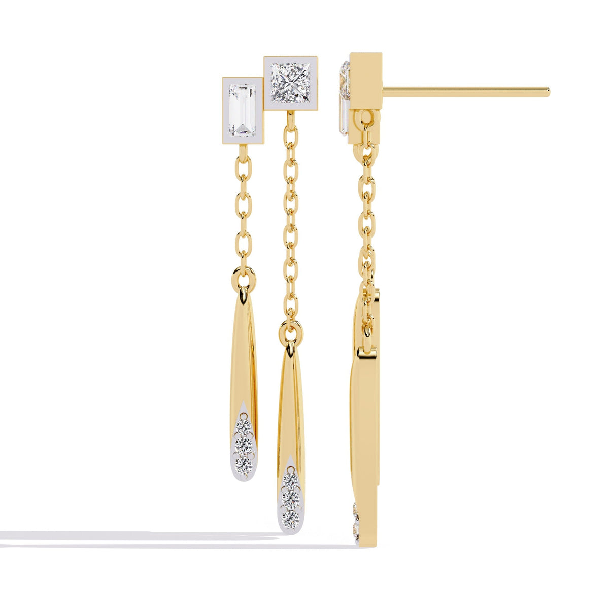 The Juliette Scalloped Halo Studs 4 Earrings