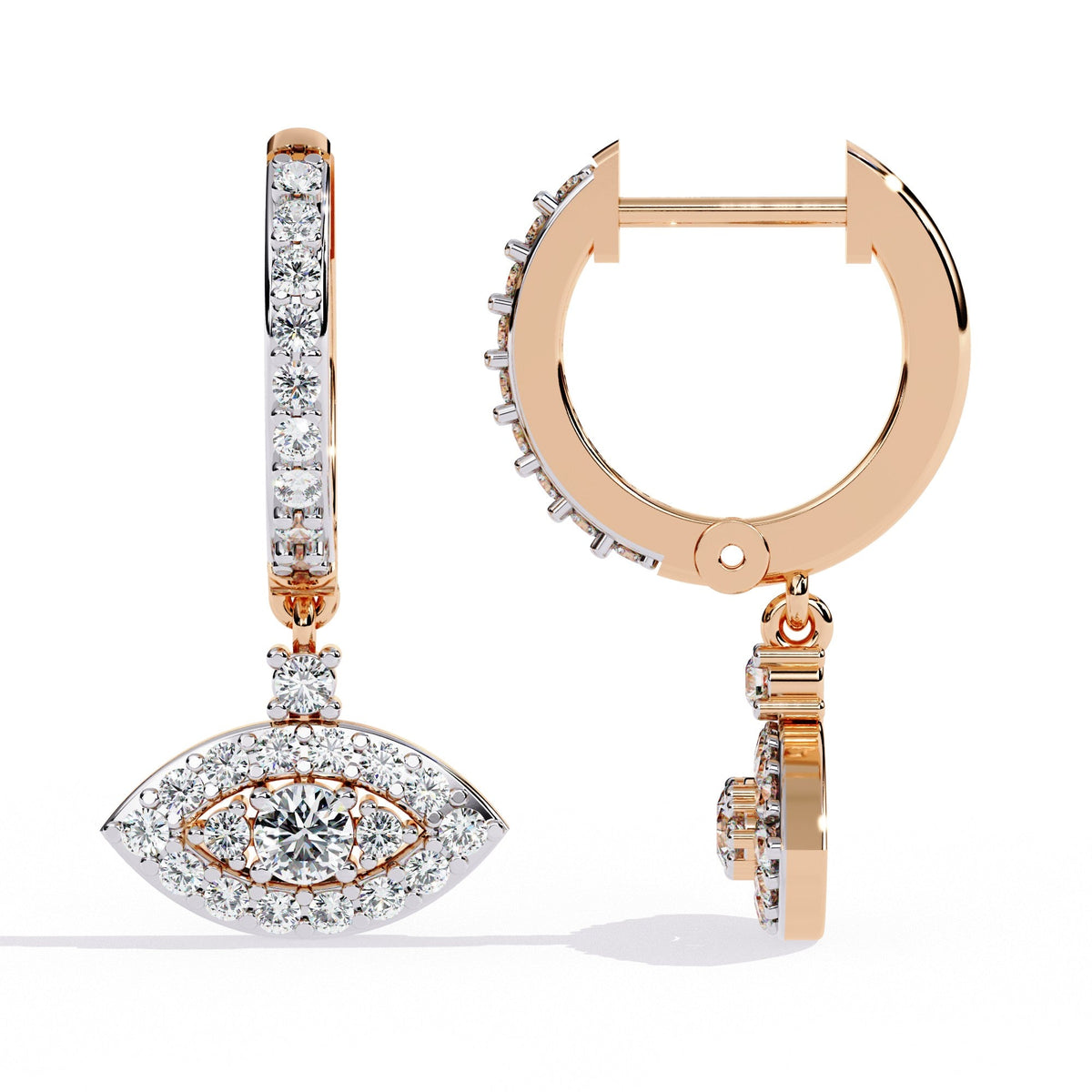 The Arabella Pavé Leverback 4 Earrings