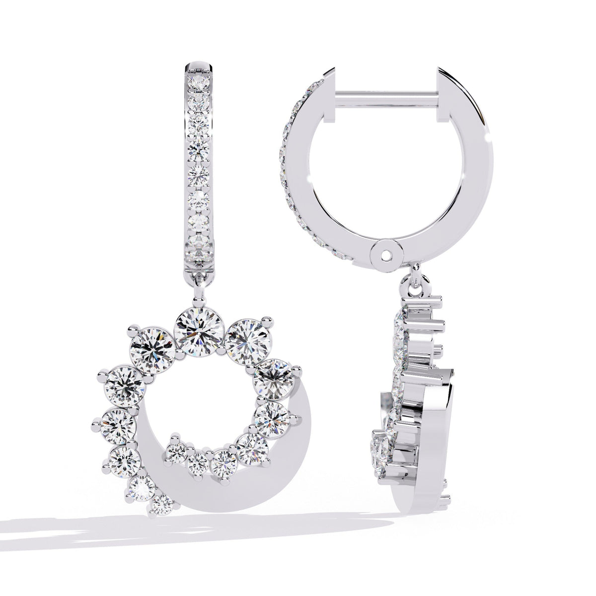 The Ophelia Floral Blossom Studs 4 Earrings