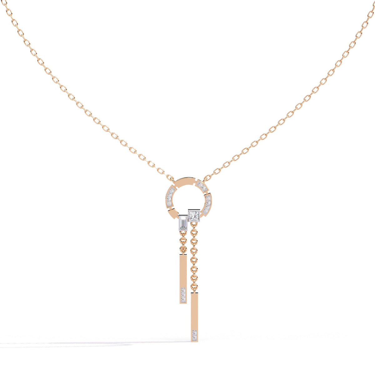 The Mirabelle Cascading Teardrop 8 Necklace