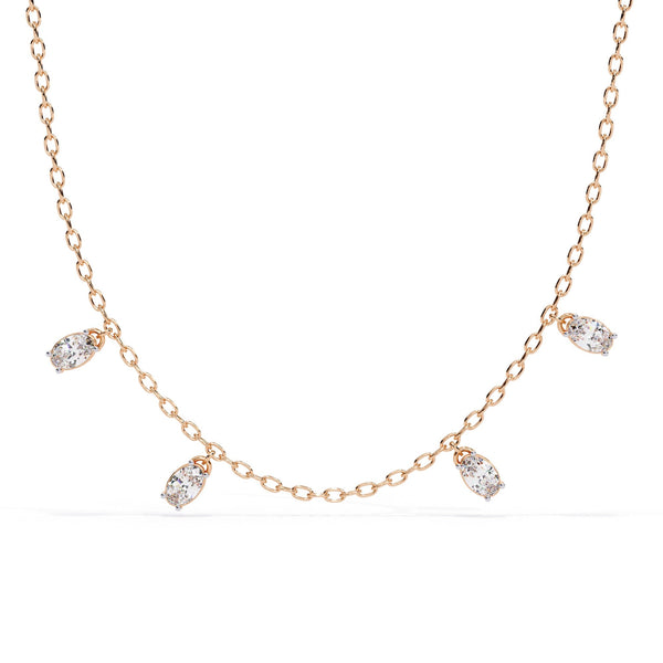 The Ethereal Micropavé Diamond Tennis 9 Necklace