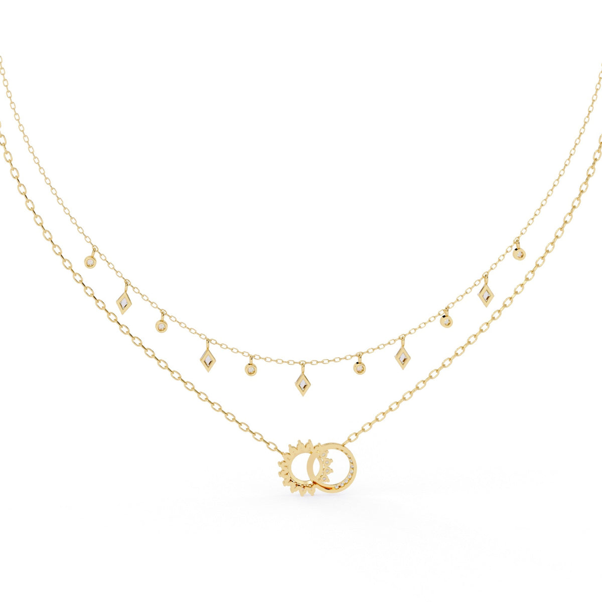The Valentina Lariat Y-Drop Cable 9 Necklace