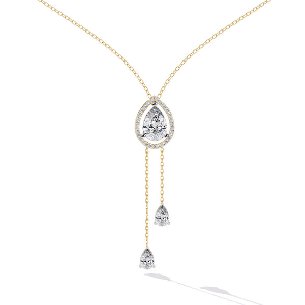 The Mirabelle Cascading Teardrop 10 Necklace