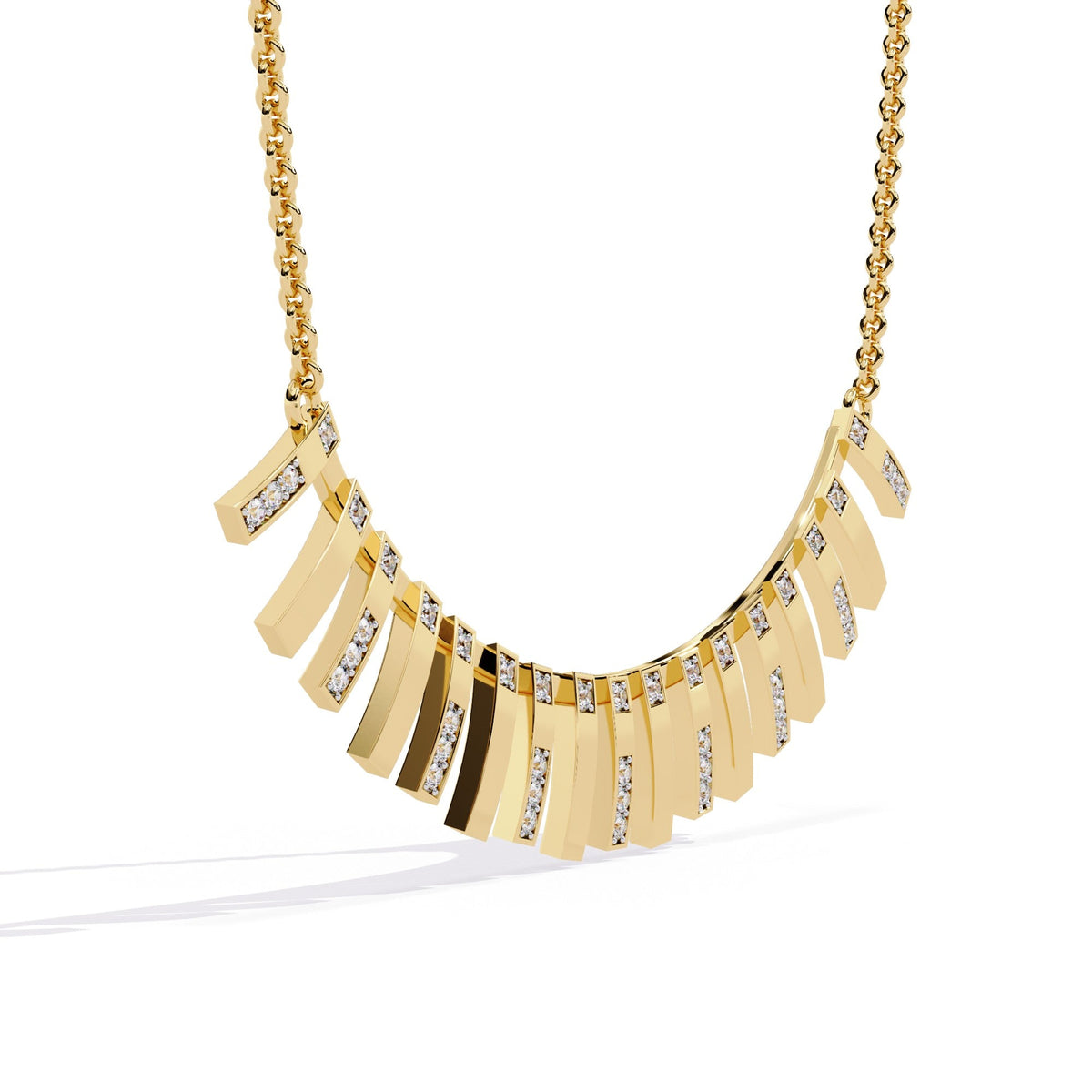 The Celeste Delicate Pavé Tennis Chain 11 Necklace