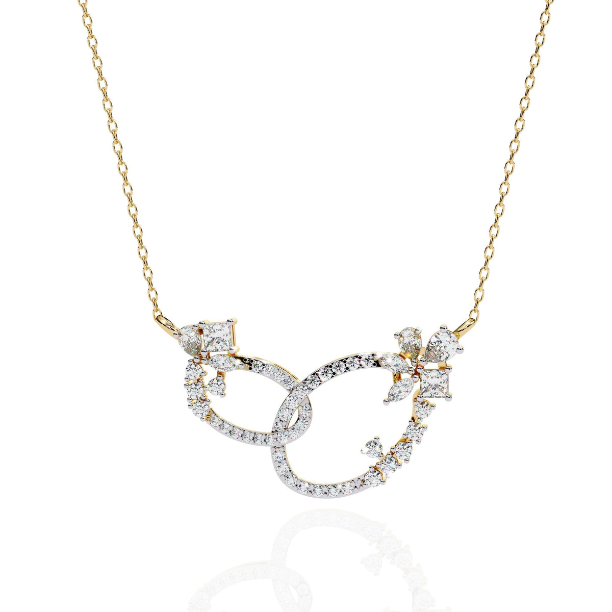 The Seraphine Triple Strand Diamond Choker 11 Necklace