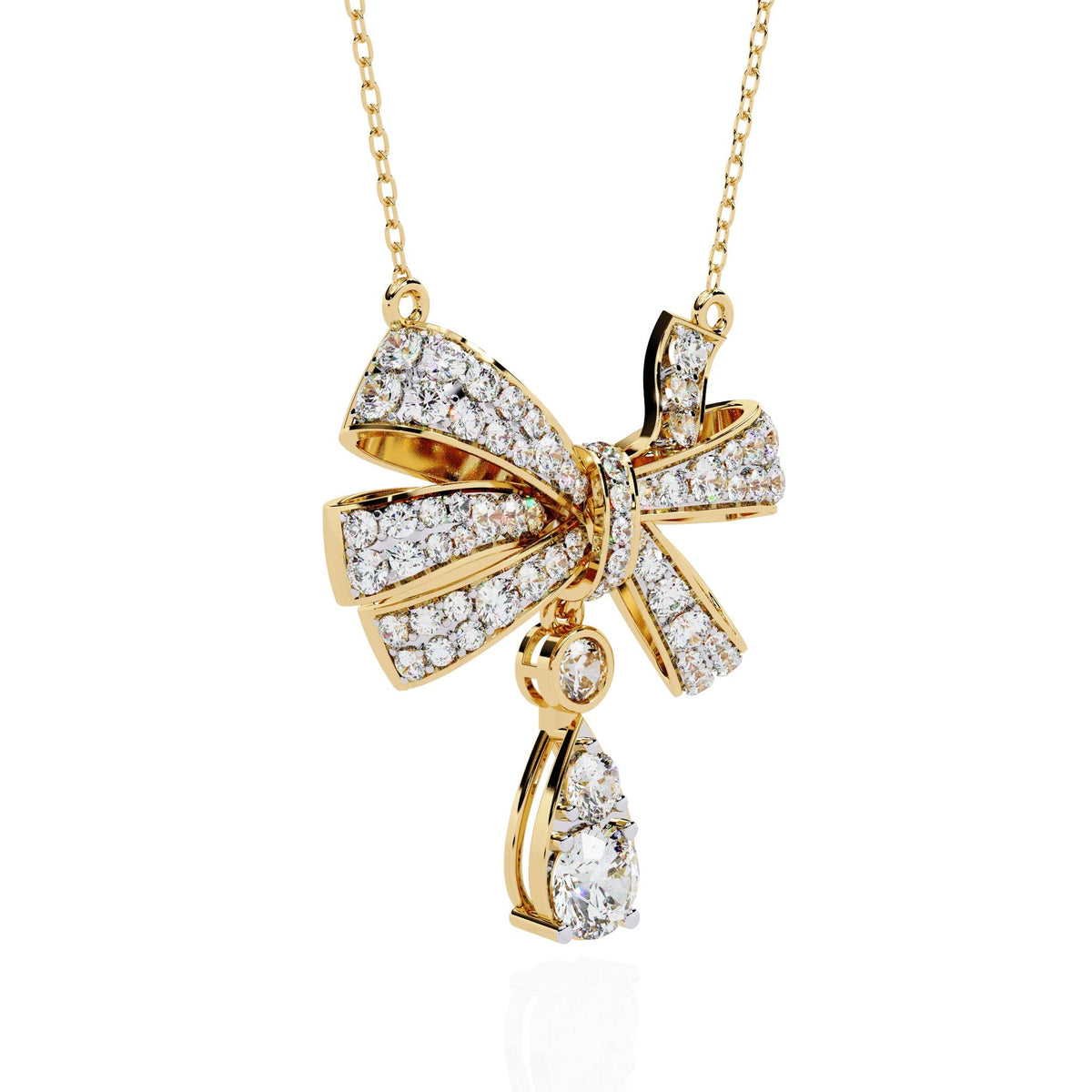 The Clara Minimalist Diamond Drop 11 Necklace