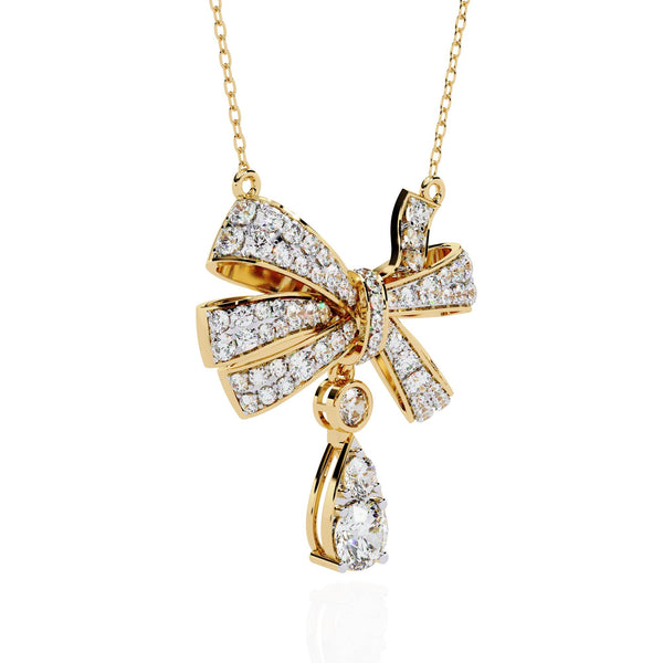 The Clara Minimalist Diamond Drop 11 Necklace