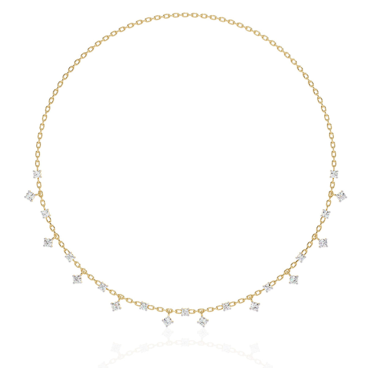 The Mirabelle Cascading Teardrop 11 Necklace
