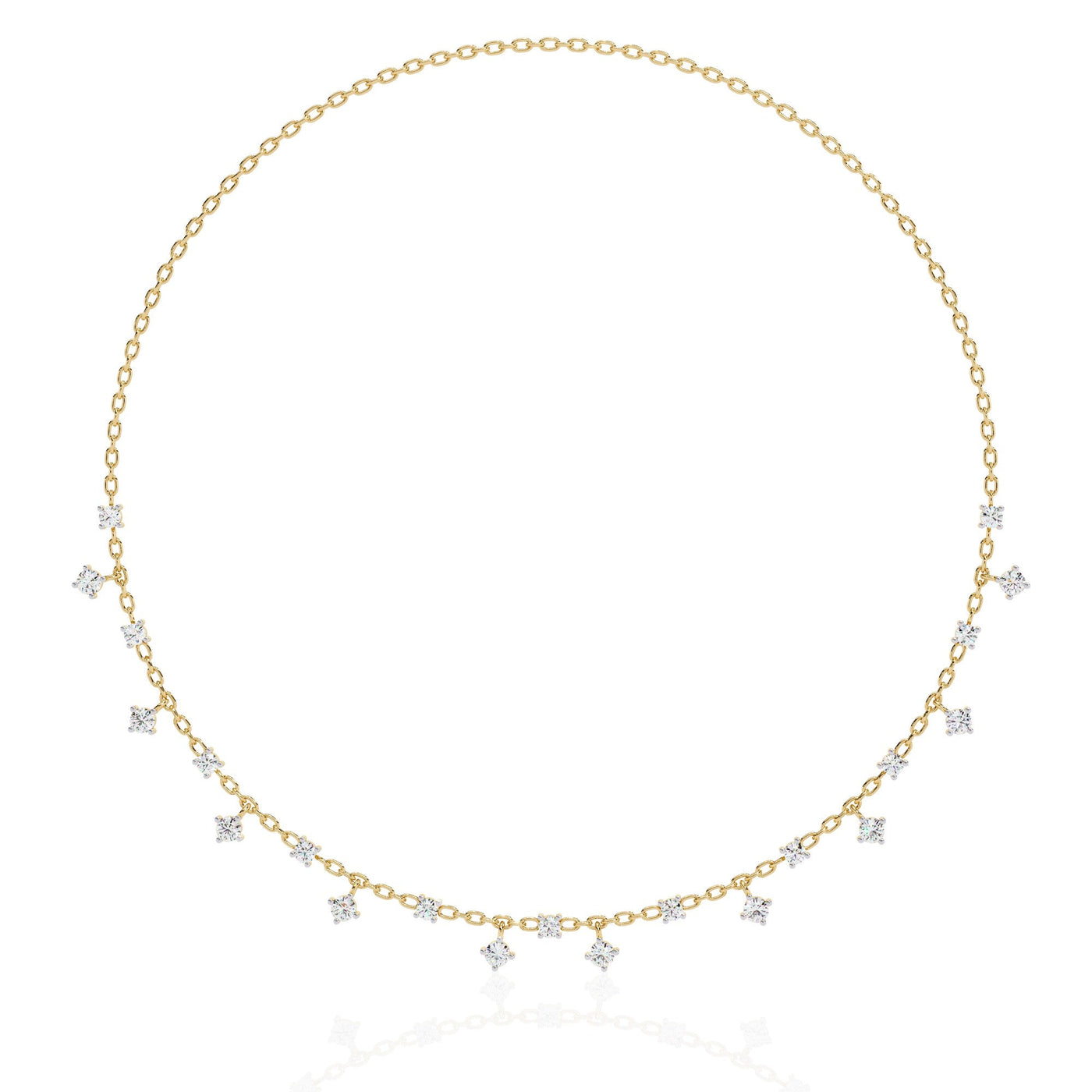 The Mirabelle Cascading Teardrop 11 Necklace