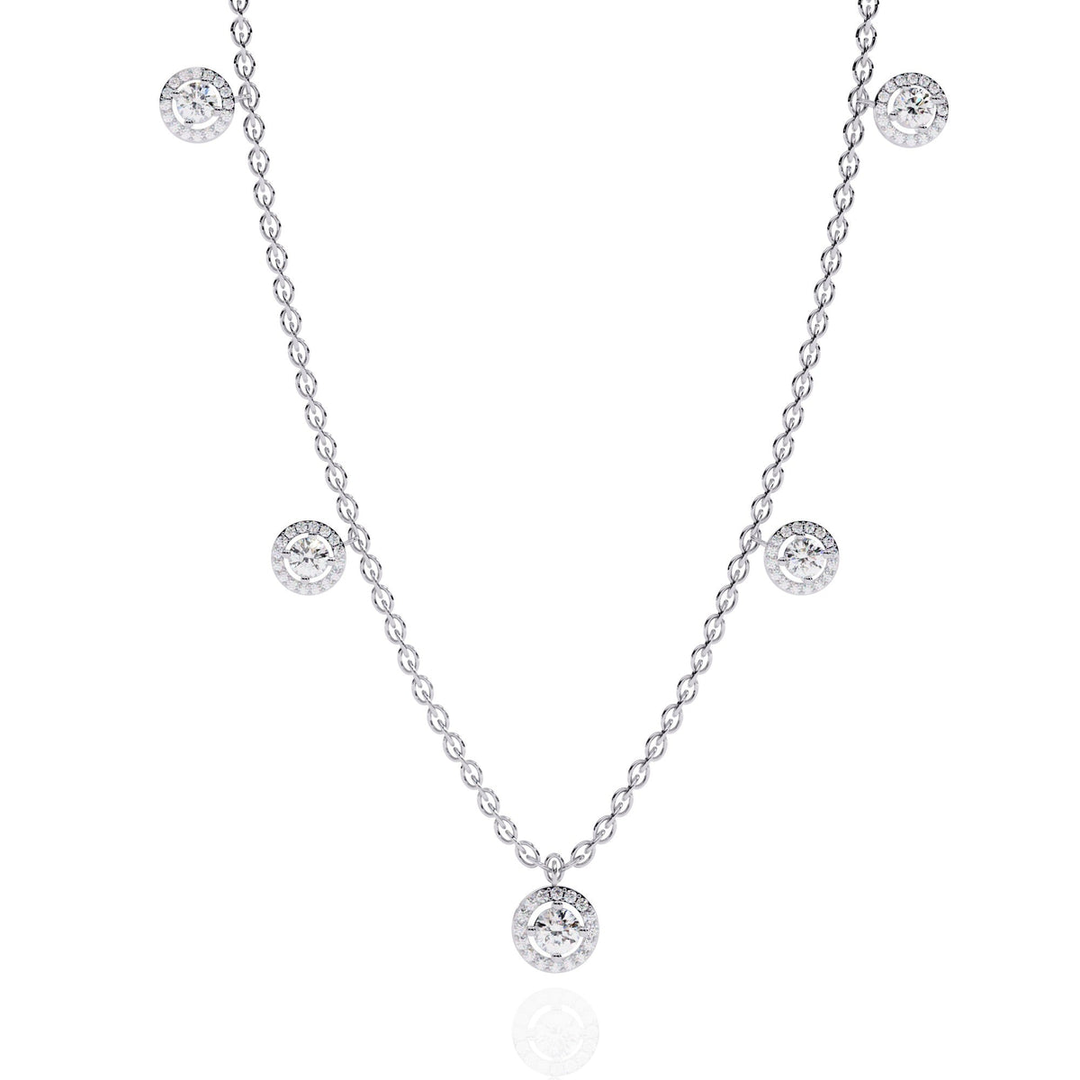 The Bianca Seamless Tennis Choker 12 Necklace