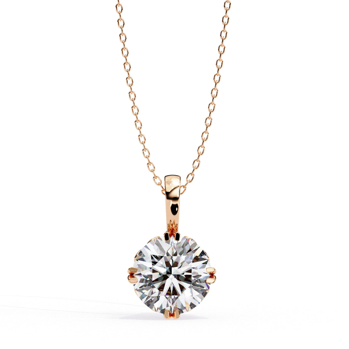 The Orion Bezel Floating Solitaire 9 Pendant